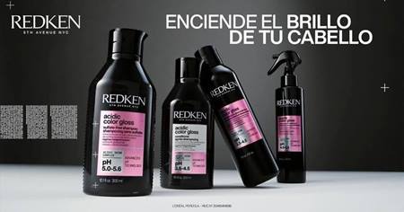 redken shampoo acidic color gloss y su gama