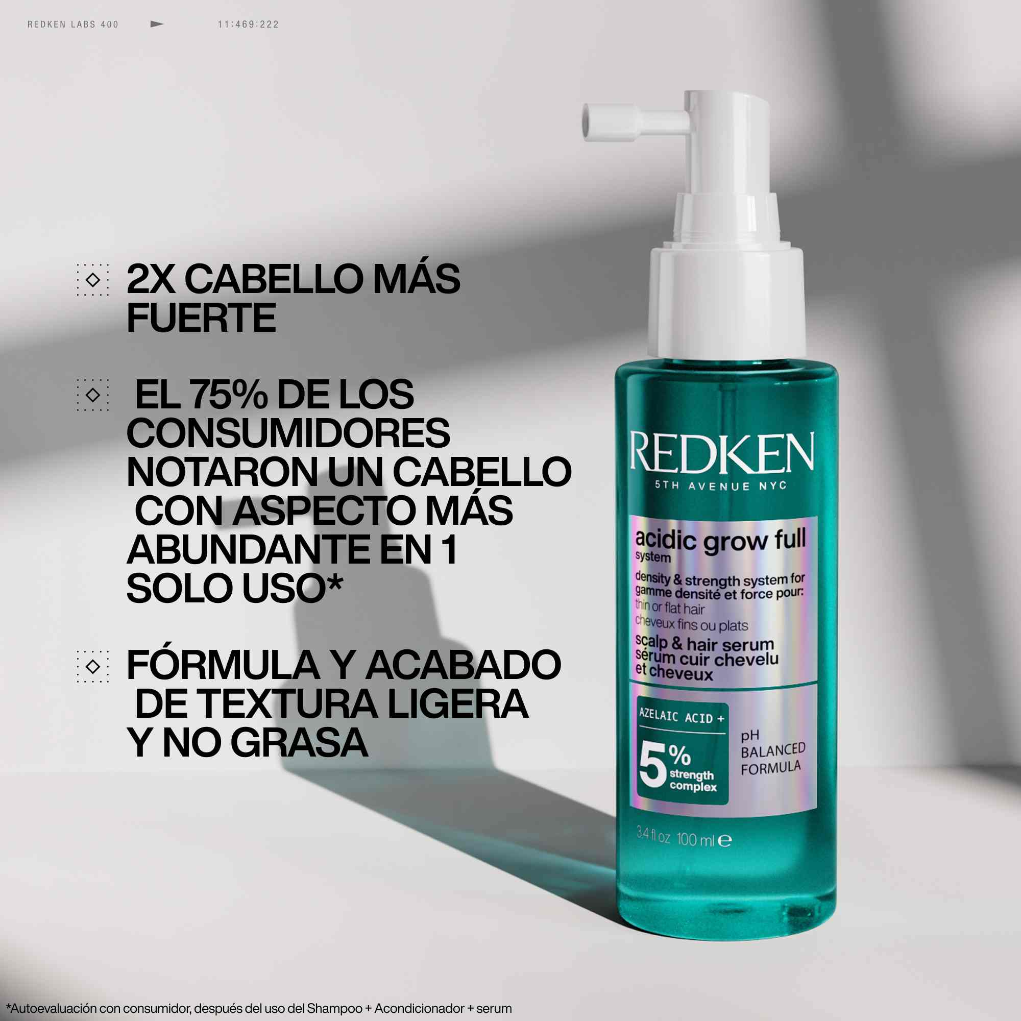 SÉRUM ACIDIC GROW FULL SYSTEM ByRedken