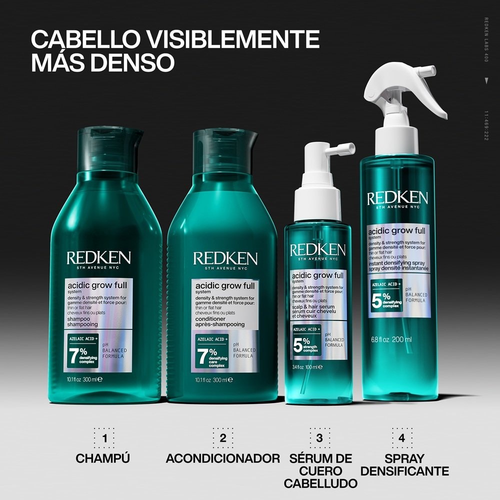 7 Redken 2025 Acidic Grow Full System AMINEXIL